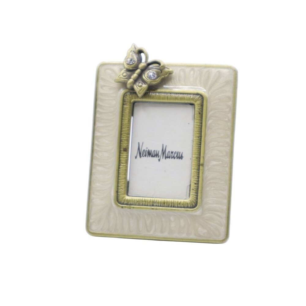 Jay Strongwater Neiman Marcus Mini Photo Frame Present‎ Collectible Clip On Gift
